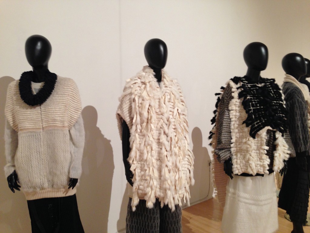 Nottingham Bonington gallery knitting exhibition - Shortrounds Knitwear