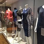 Visiting the Knitwear exhibition in London.