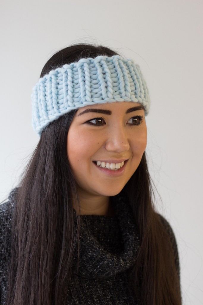 Handmade chunky knitted headband - Shortrounds