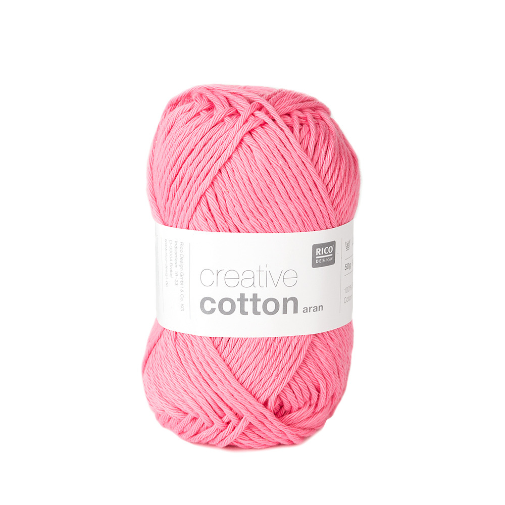 Rico Creative Cotton Aran budget yarns - Shortrounds Knitwear