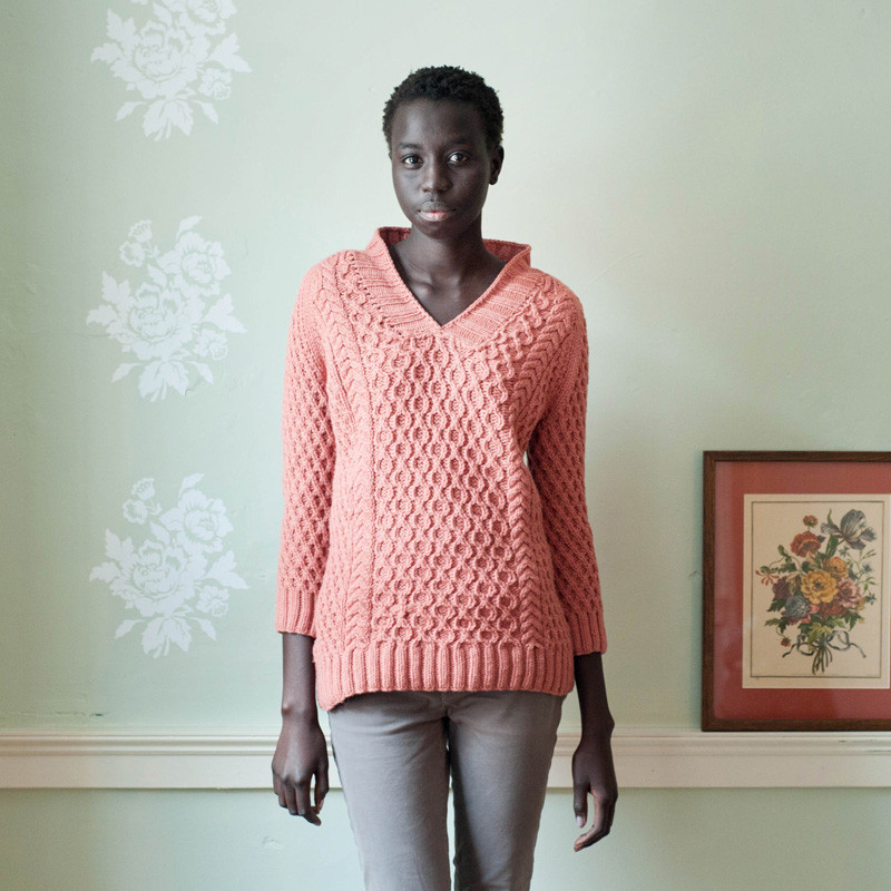 Quince & Co. Honeymaker pattern - Shortrounds Knitwear