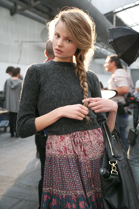 Maxi skirt jumper - AW15 trends - Shortrounds Knitwear