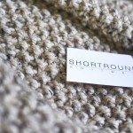 Shortrounds knitwear on seed stitch blanket | Shortrounds Knitwear