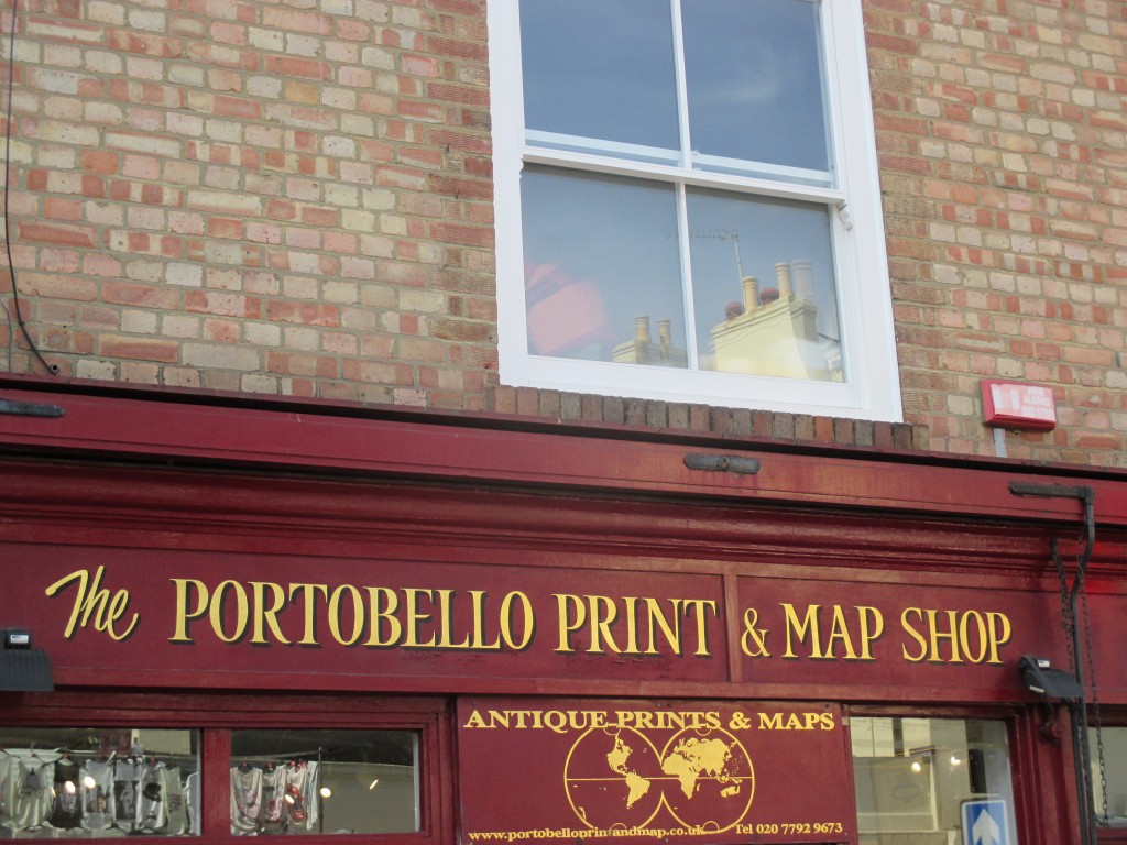 Portobello print and map shop - Shortrounds Knitwear