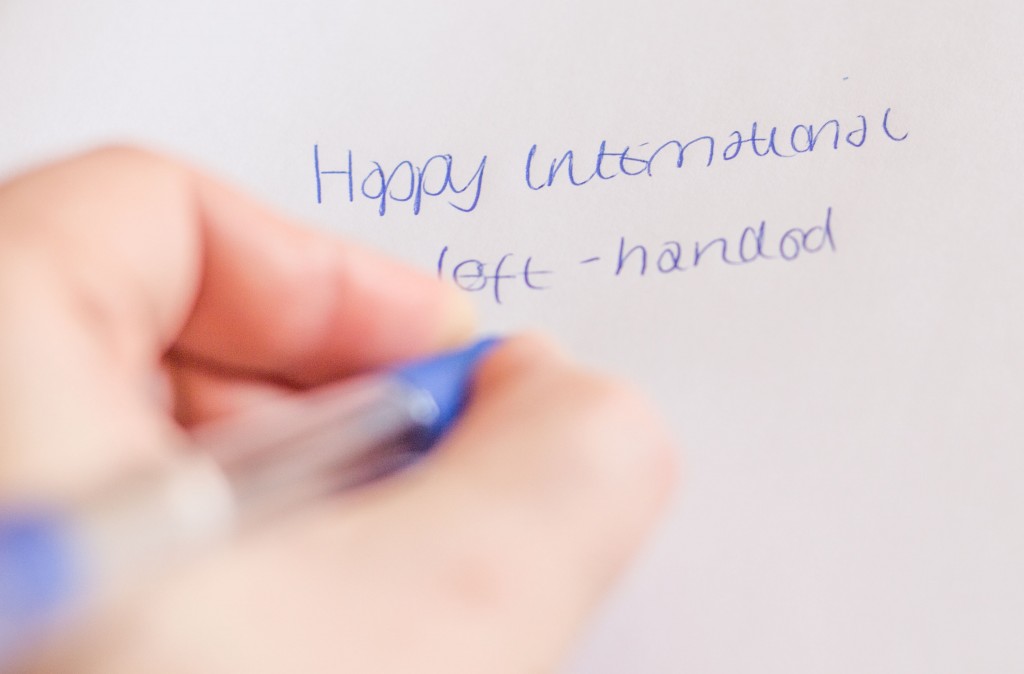 Happy international left-handed day - Shortrounds Knitwear
