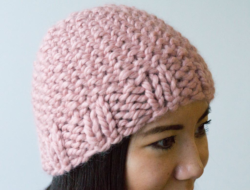 Ofinn linen hat knitting pattern | Shortrounds Knitwear