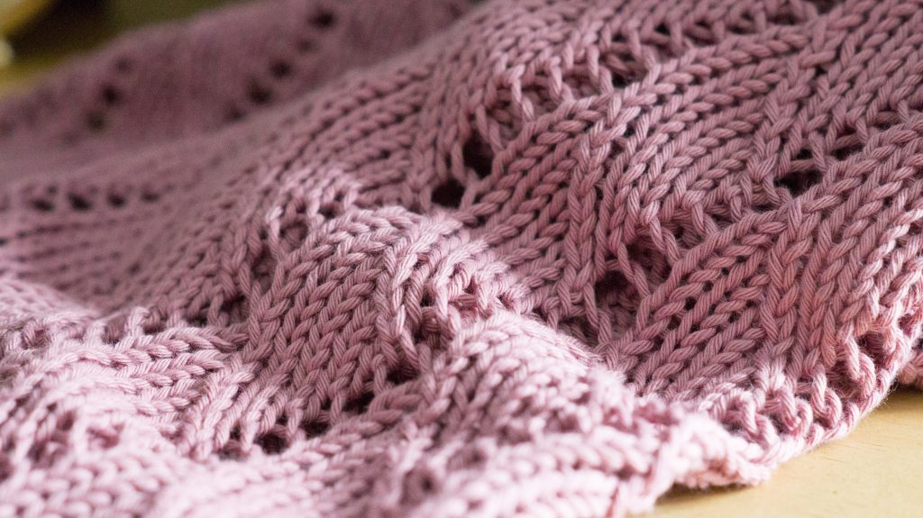 Spindrift baby blanket knitting pattern | Shortrounds Knitwear