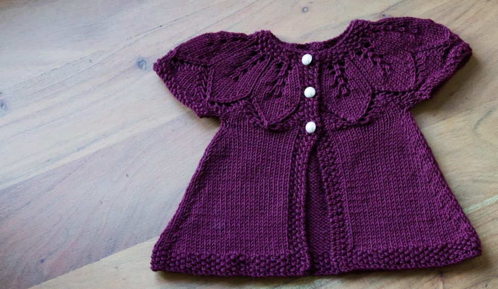 Autumn Leaves knitting pattern with Milla Mia Naturally Soft Merino | Shortrounds Knitwear