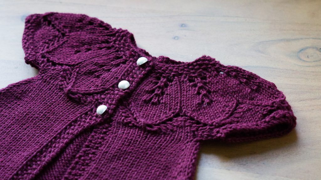 Autumn Leaves knitting pattern with Milla Mia Naturally Soft Merino | Shortrounds Knitwear