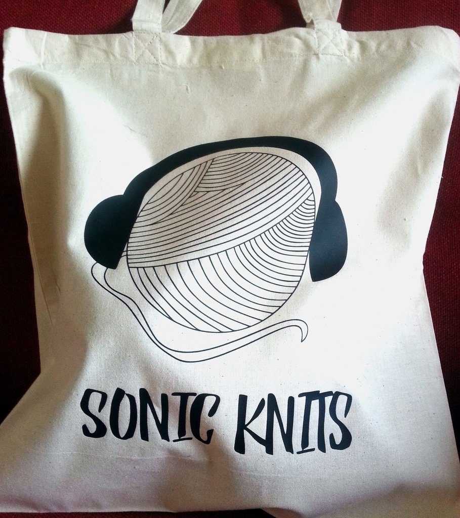 Sonic Knits Tote Bag | Shortrounds Knitwear