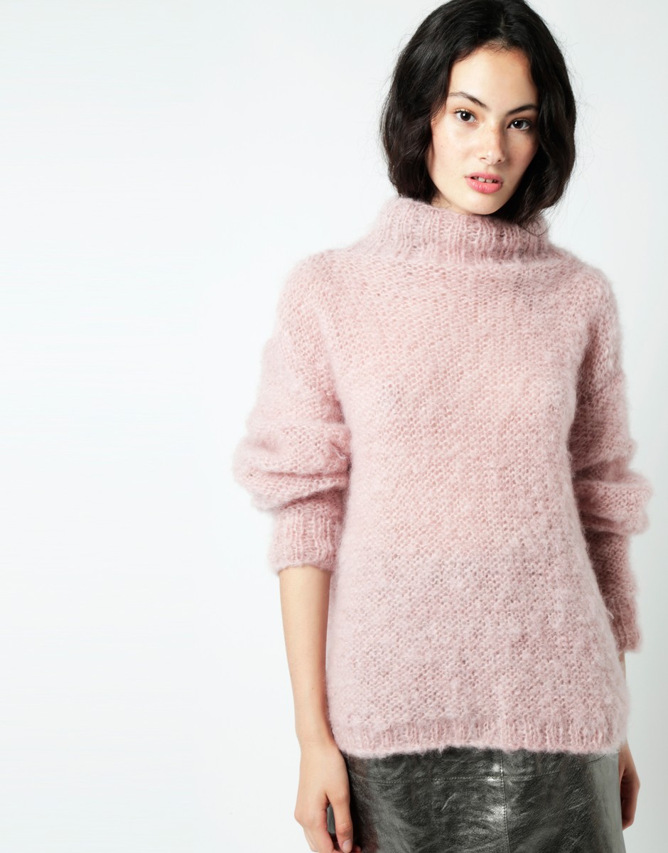 Hotline Sweater - Wool And The Gang Take Care Mohair Collection | Shortrounds Knitwear