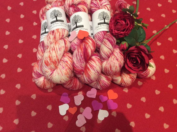 Elm Tree yarns 4 ply in Love Hearts | Shortrounds Knitwear