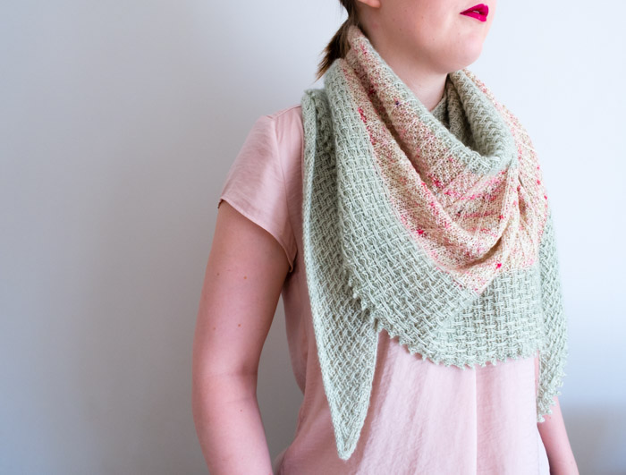 Hessian Shawl knitting pattern | Shortrounds Knitwear