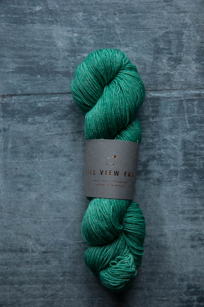 Hill View Farm Dabbler Seafoam - Shortrounds Knitwear